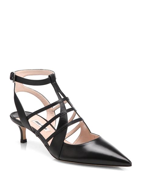 kitten heels miu miu|Women's Miu Miu Low & Kitten Heels .